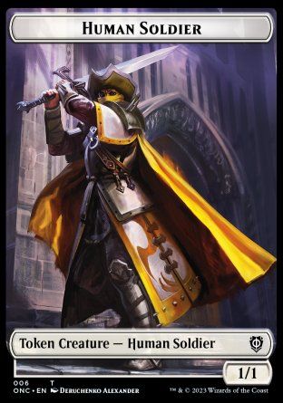 Human Soldier (Phyrexia: All Will Be One Commander Decks) Trading Card