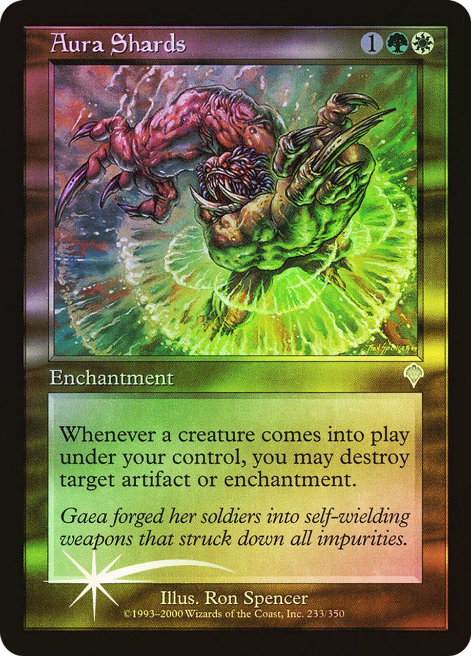 Aura Shards (Invasion - Foil) Trading Card