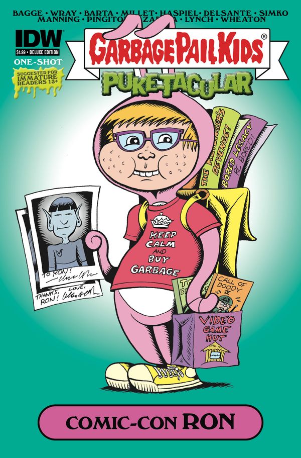 Garbage Pail Kids Comic-Book Puke-Tacular #1 (Dlx Bagge Cover)