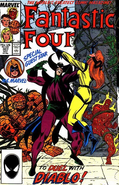 Marvel 1987 VF Fantastic Four  308 NM