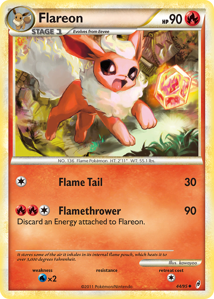 Flareon (44/95) - Call of Legends Pokémon Card