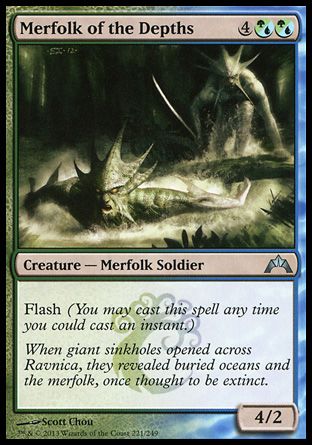 Merfolk of the Depths (Gatecrash) Trading Card