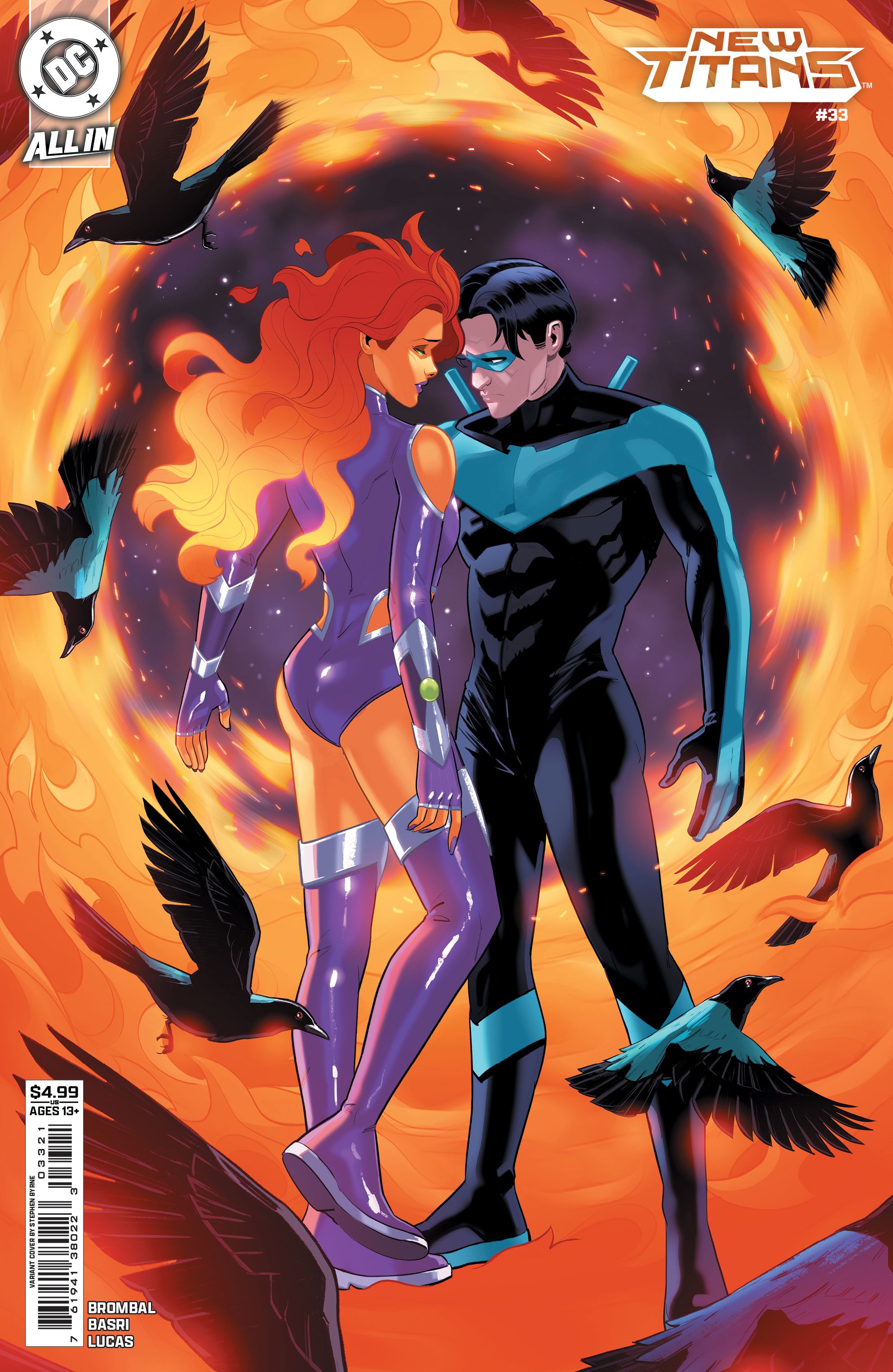 New Titans #33 (Cvr B Stephen Byrne Card Stock Variant) Comic