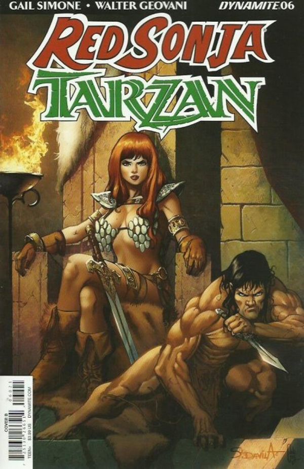 Red Sonja/Tarzan #6 (Cover B Davila)