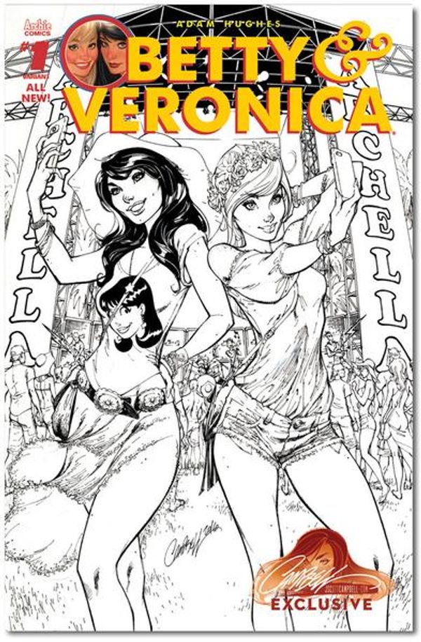 Betty and Veronica #1 (J.ScottCampbell.com Sketch Variant)