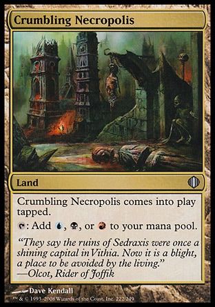 Crumbling Necropolis (Shards of Alara) Trading Card