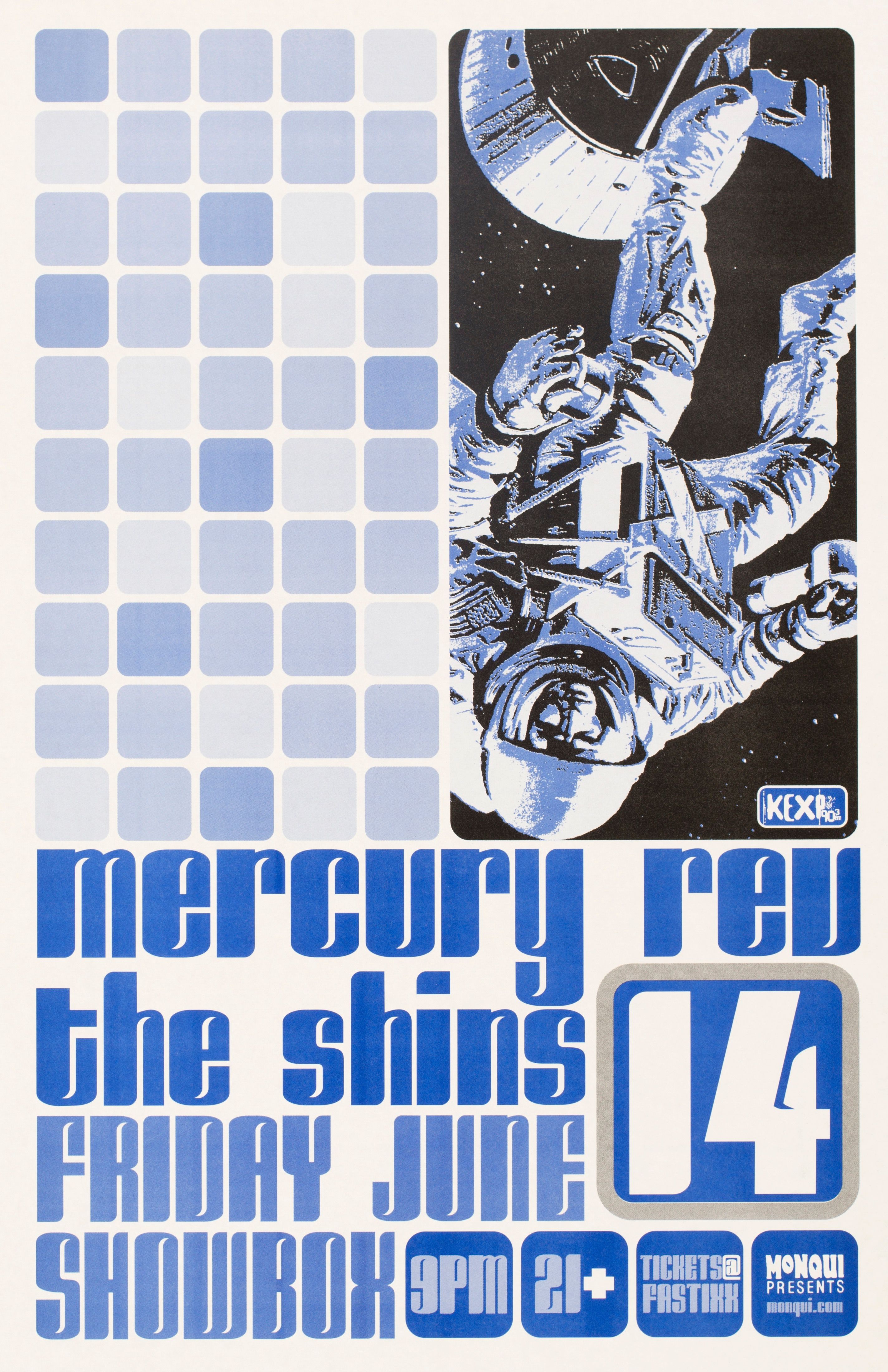 MXP-53.4 Mercury Rev 2002 Showbox  Jun 14 Concert Poster