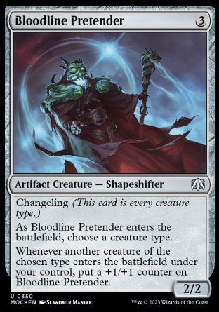 Bloodline Pretender (March of the Machine Commander Decks) Trading Card