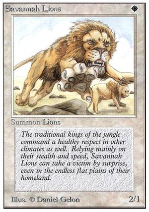 Savannah Lions (Unlimited)