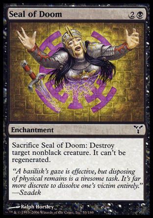 Seal of Doom (Dissension) Trading Card