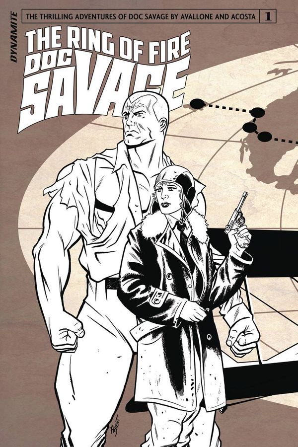 Doc Savage Ring Of Fire #1 (Cover C 10 Copy Cover)