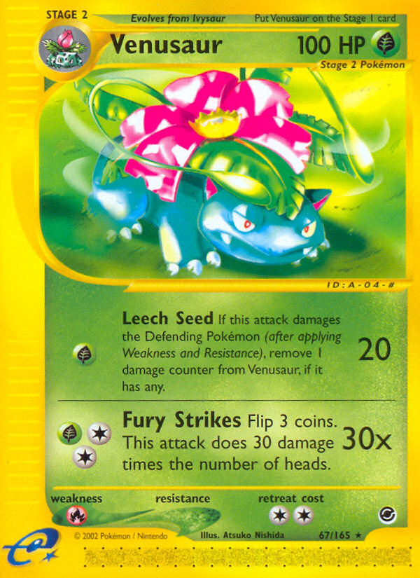 Venusaur (67/165) - Expedition Base Set Pokémon Card