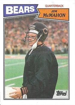 Jim McMahon 1987 Topps #44 Sports Card