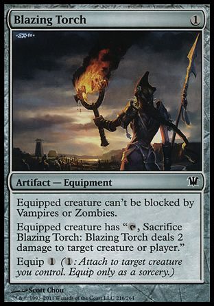 Blazing Torch (Innistrad) Trading Card