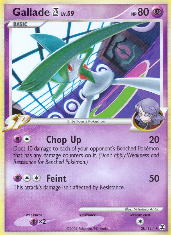 Gallade E4 (20/111) - Rising Rivals Pokémon Card