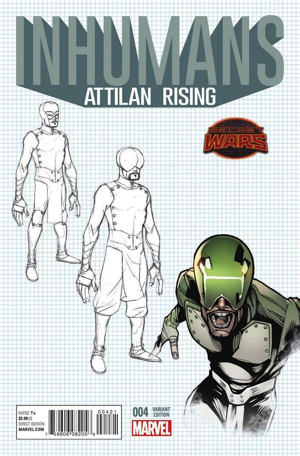 Inhumans Attilan Rising #4 (Design Variant)