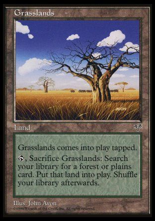 Grasslands (Mirage) Trading Card