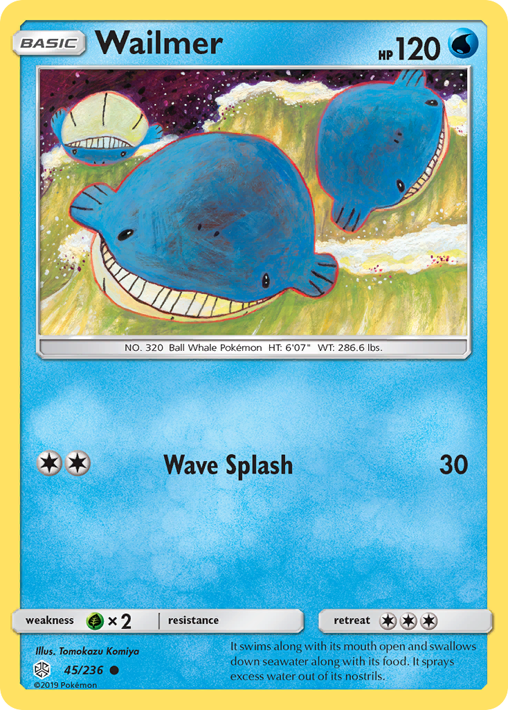 Wailmer (45/236) - Cosmic Eclipse Pokémon Card