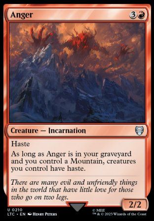 Anger (The Lord of the Rings Commander Decks) Trading Card