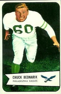 Chuck Bednarik 1954 Bowman #57 Sports Card