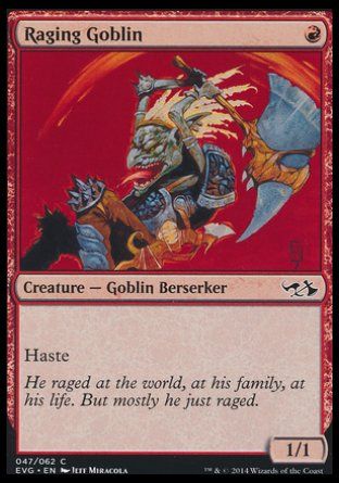 Raging Goblin (Duel Decks : Anthology) Trading Card