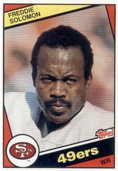 Freddie Solomon 1984 Topps #360 Sports Card