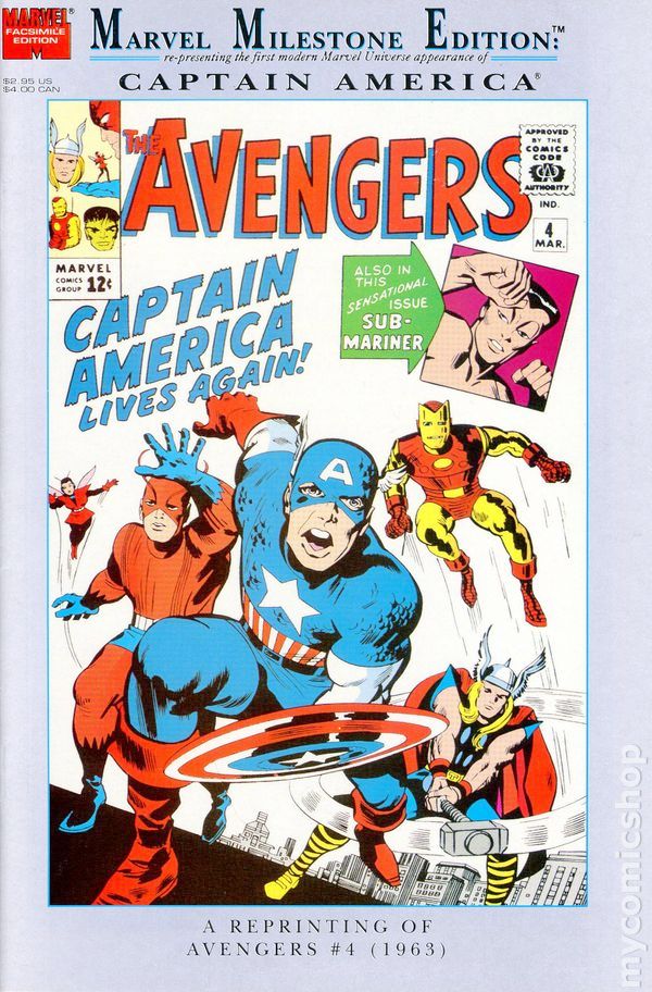 Marvel Milestone Edition #Avengers (4) Comic