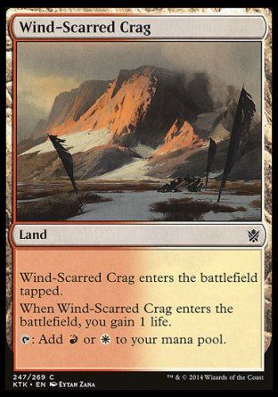 Wind-Scarred Crag (Khans of Tarkir) Trading Card