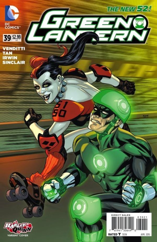 Green Lantern #39 (Harley Quinn Variant Cover)
