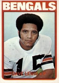 Dave Lewis 1972 Topps #237 Sports Card