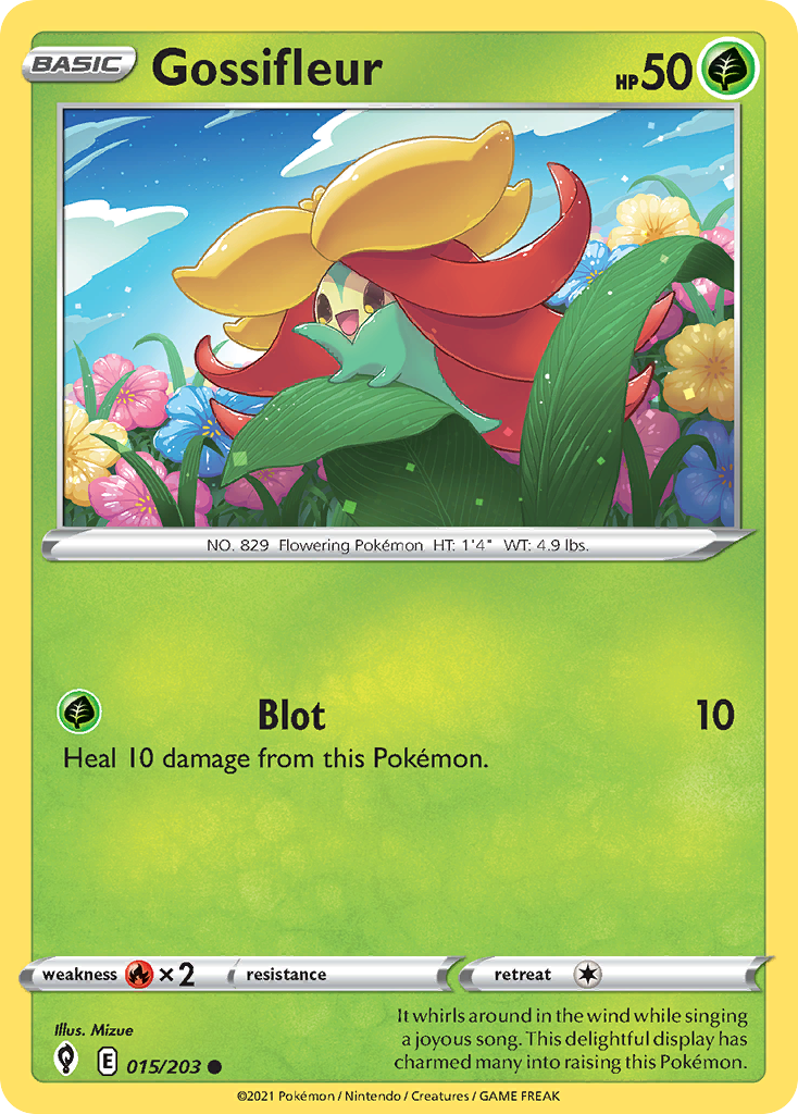 Gossifleur (15/203) - Evolving Skies Pokémon Card