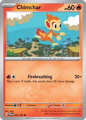 Chimchar (31/167) - Twilight Masquerade (Reverse Holo)