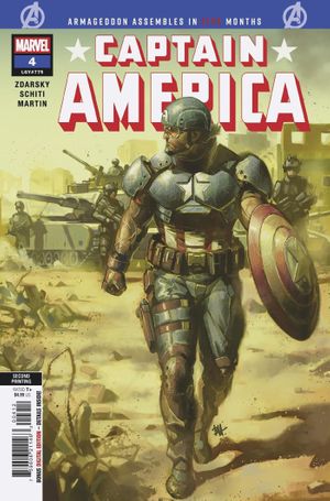 Captain America #4 (Ben Harvey 2nd Printing Variant)