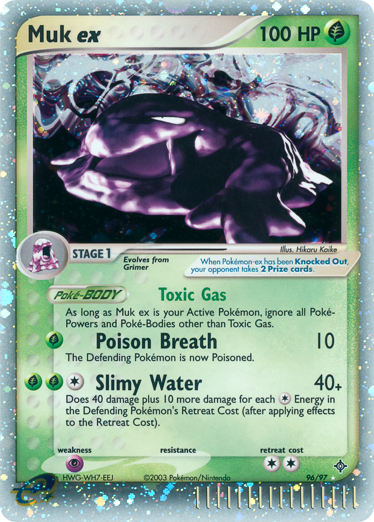 Muk ex (96/97) - Dragon Pokémon Card