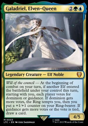 Galadriel, Elven-Queen (The Lord of the Rings Commander Decks)