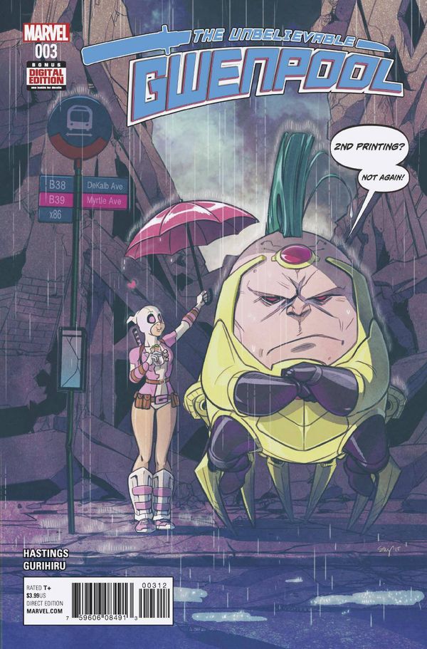 The Unbelievable Gwenpool #3 (2nd Printing)