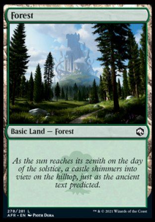 Forest (Dungeons & Dragons: Adventures in the Forgotten Realms) Trading Card