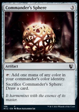 Commander's Sphere (Innistrad Midnight Hunt Commander Decks) Trading Card