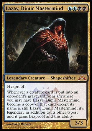 Lazav, Dimir Mastermind (Gatecrash) Trading Card