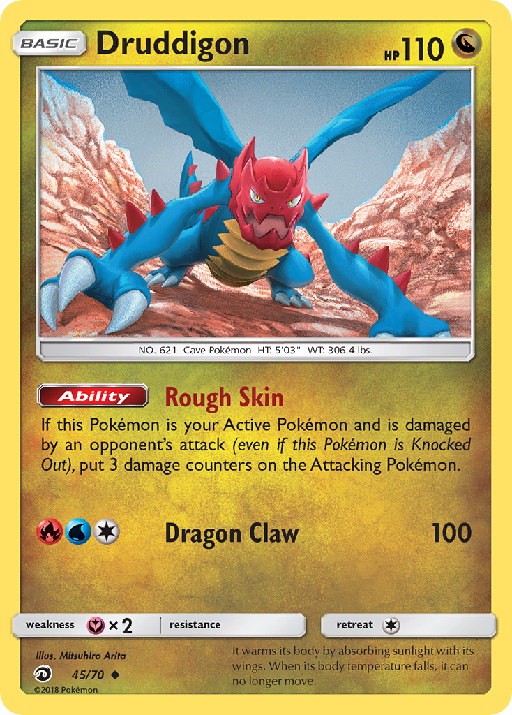 Druddigon (45/70) - Dragon Majesty Pokémon Card