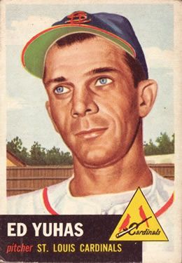 Ed Yuhas 1953 Topps #70 Sports Card