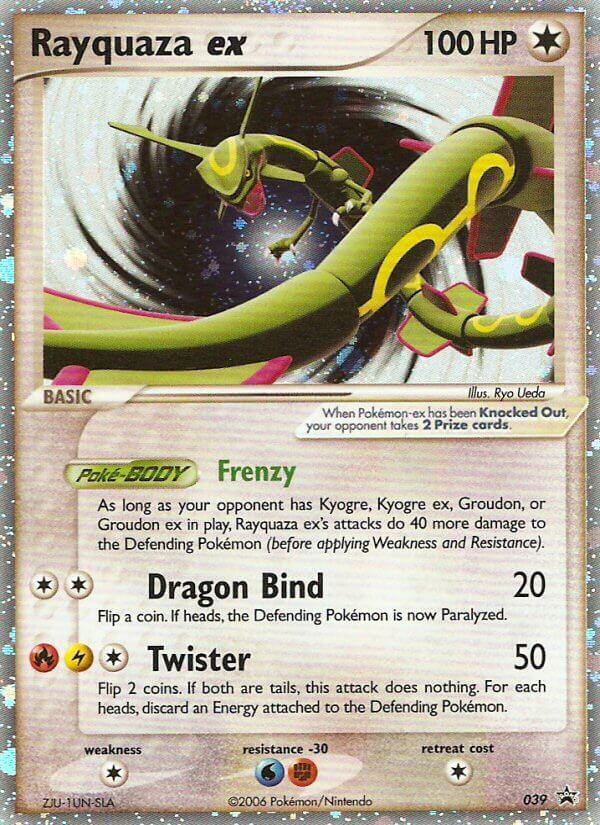 Rayquaza ex EX (39/40) - Nintendo Black Star Promos Pokémon Card