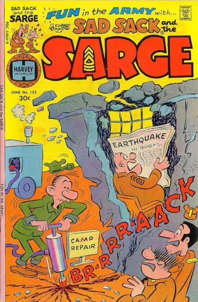 Sad Sack And The Sarge #125 Comic