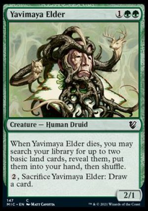 Yavimaya Elder (Innistrad Midnight Hunt Commander Decks)