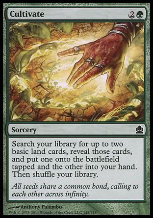 Cultivate (MTG Commander) Trading Card