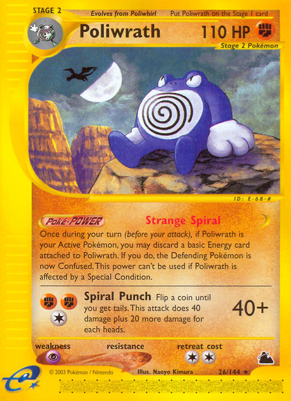 Poliwrath (26/144) - Skyridge Pokémon Card