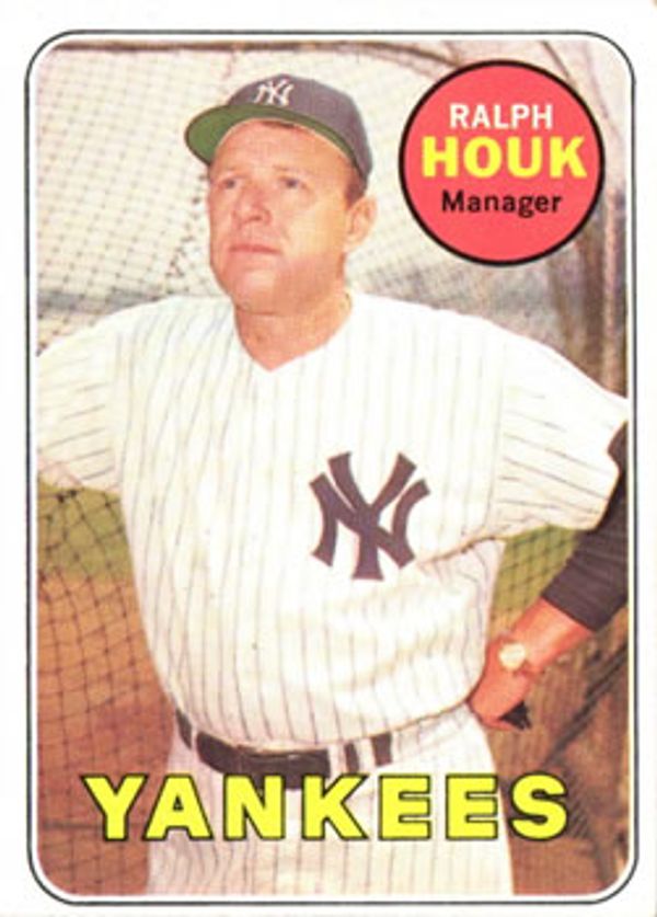 Ralph Houk 1969 Topps #447 (Last Name in Yellow)