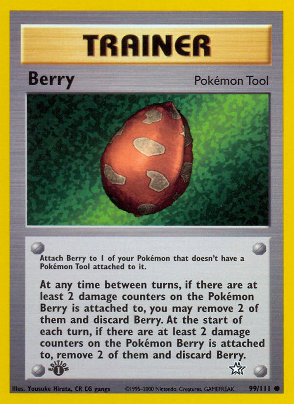 Berry (Trainer: Pokémon Tool) (99/111) - Neo Genesis Pokémon Card