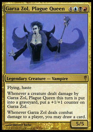 Garza Zol, Plague Queen (Coldsnap) Trading Card