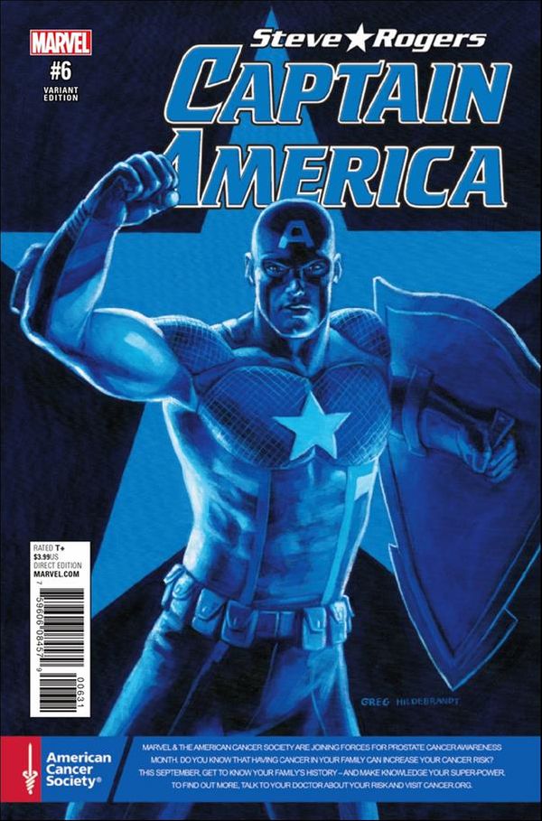 Captain America: Steve Rogers #6 (Prostate Month Variant)